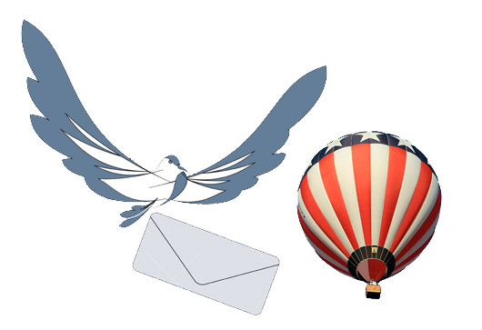 paloma mensajera volando
